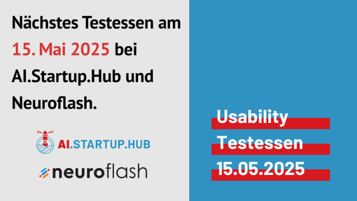 Usability Testessen feat. Neuroflash